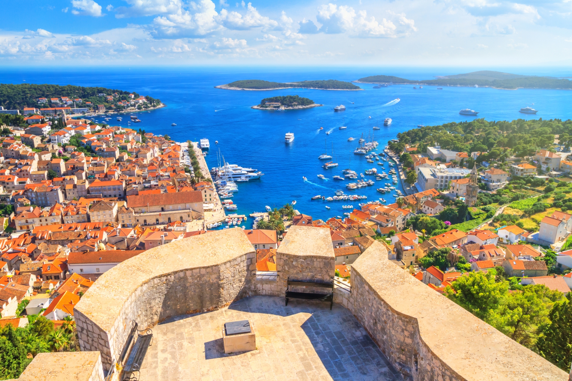 croatie-hvar-vue-port