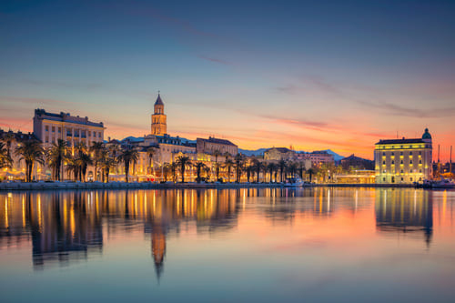Coucher de Soleil à Split